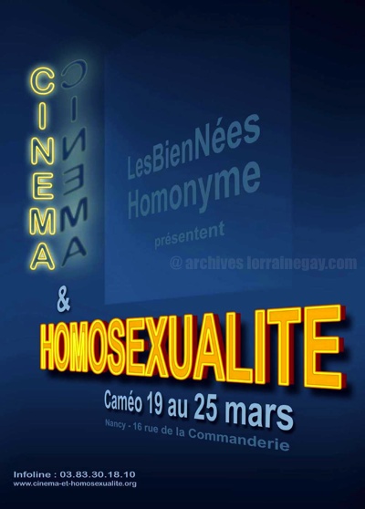 Cinéma et Homosexuelité 2003